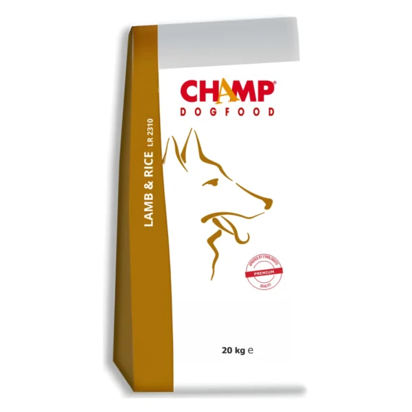 Champ Premium Lam & Rijst hondenvoer, zak 20 kg