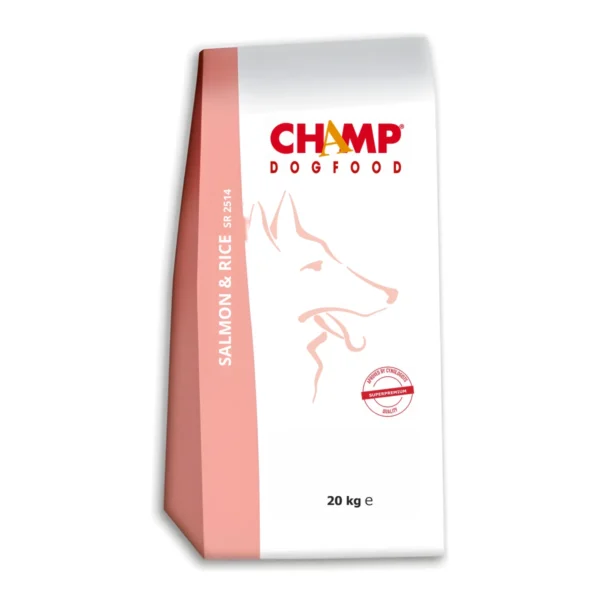 Champ Premium Zalm & Rijst hondenvoer, zak 20 kg